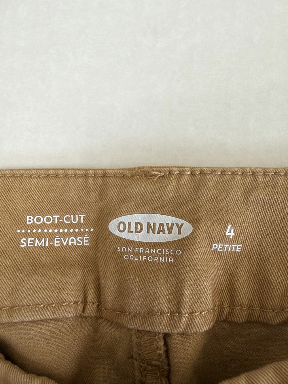 Old Navy Boot-Cut Pant - Khaki